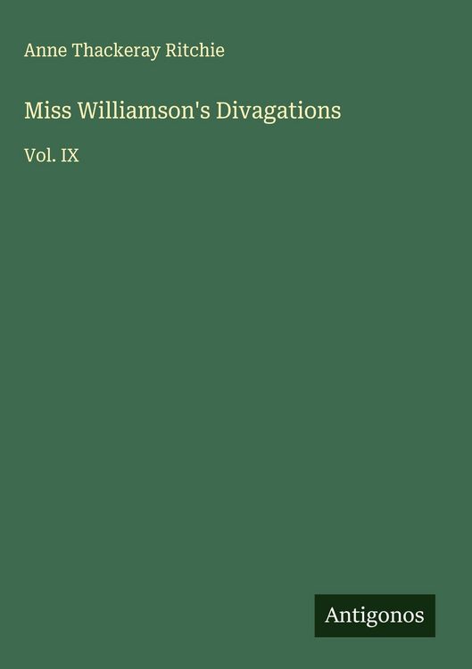 Produktbild: Miss Williamson's Divagations