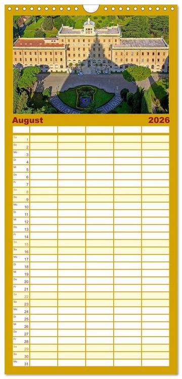 Produktbild: Familienplaner 2026 - Rom - Monumente f&uuml;r die Ewigkeit mit 5 Spalten (Wandkalender, 21 x 45 cm) CALVENDO