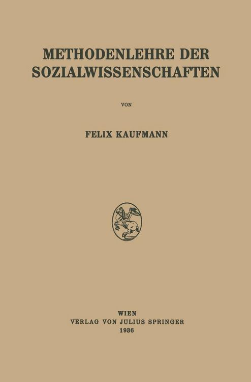 Produktbild: Methodenlehre der Sozialwissenschaften