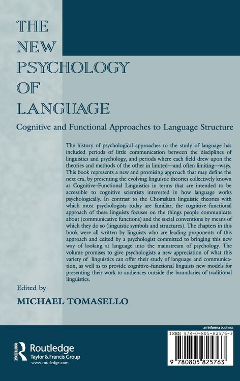 Produktbild: The New Psychology of Language