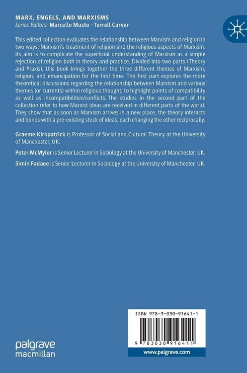 Produktbild: Marxism, Religion, and Emancipatory Politics