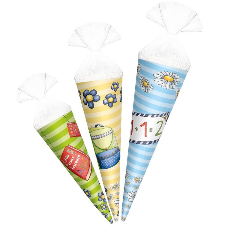 Produktbild: Geschenk-Schult&uuml;ten, 3er, Jungen