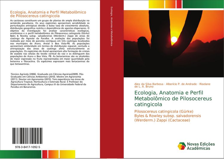 Produktbild: Ecologia, Anatomia e Perfil Metabol&ocirc;mico de Pilosocereus catingicola