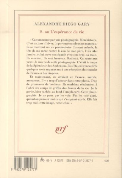 Produktbild: S. ou L'esp&eacute;rance de vie