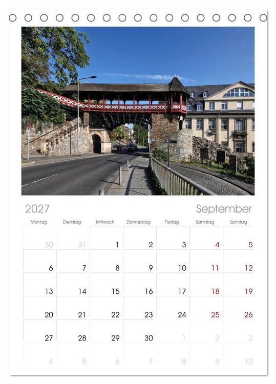 Produktbild: Tischplaner 2027 - Wiesbaden Blickwinkel anders (A5 Tischkalender zum Aufstellen) CALVENDO
