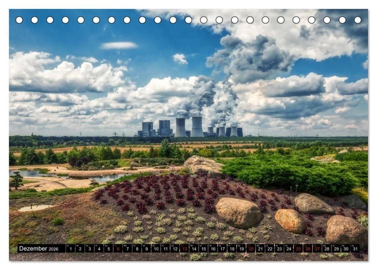 Produktbild: Der Findlingspark in der Lausitz (Tischkalender 2026 DIN A5 quer), CALVENDO Monatskalender