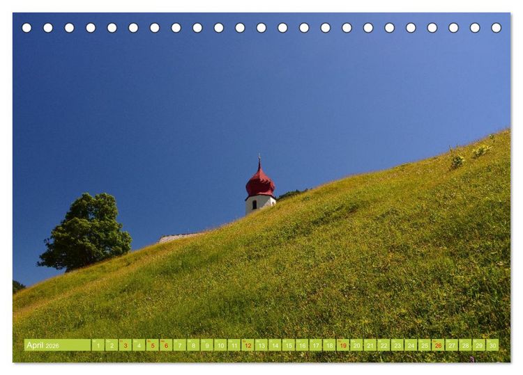 Produktbild: Kirchturmspitzen (Tischkalender 2026 DIN A5 quer), CALVENDO Monatskalender