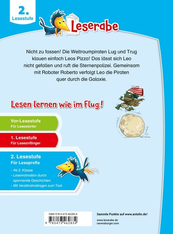Produktbild: Leserabe 2. Lesestufe - &Uuml;berfall der Weltraumpiraten