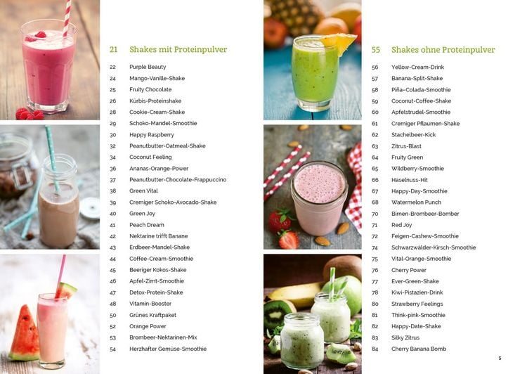 Produktbild: Fitness-Shakes und -Smoothies