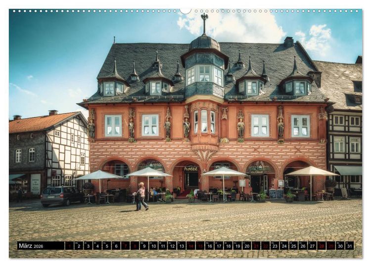 Produktbild: Weltkulturerbe Goslar (Wandkalender 2026 DIN A2 quer), CALVENDO Monatskalender