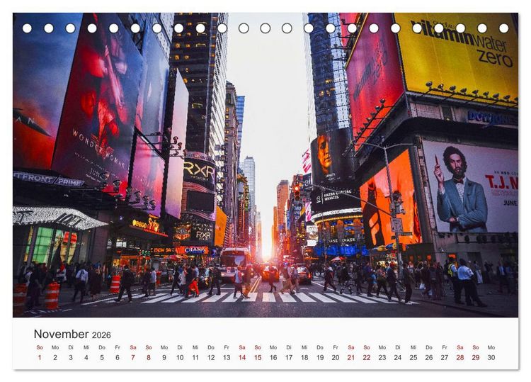 Produktbild: New York - Eine Weltstadt (Tischkalender 2026 DIN A5 quer), CALVENDO Monatskalender