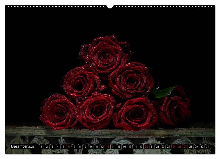 Produktbild: Flowers / 2026 (hochwertiger Premium Wandkalender 2026 DIN A2 quer), Kunstdruck in Hochglanz