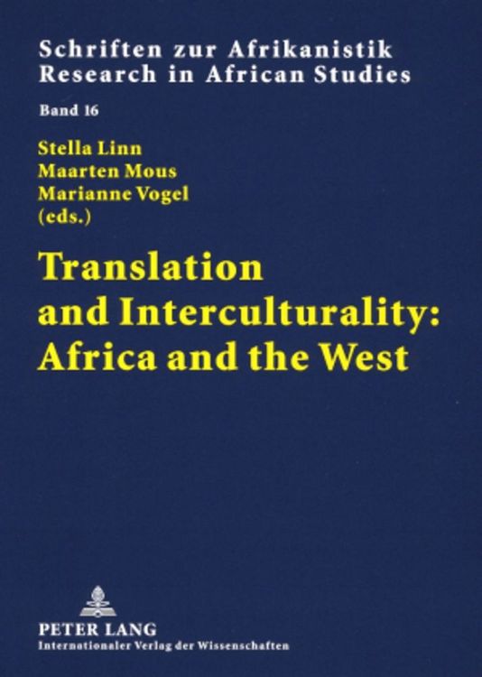 Produktbild: Translation and Interculturality: Africa and the West