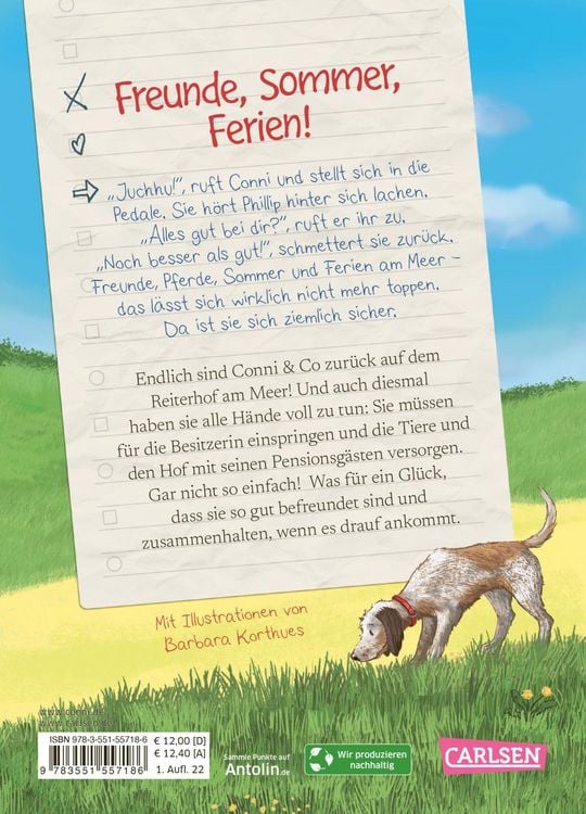 Produktbild: Conni & Co 18: Conni, Anna und das gro&szlig;e Pferdegl&uuml;ck