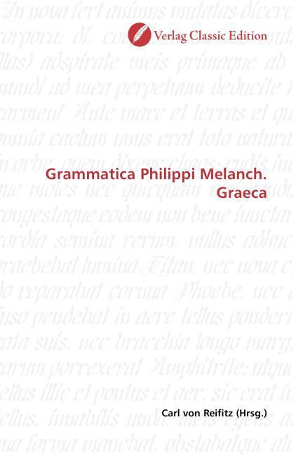 Produktbild: Grammatica Philippi Melanch. Graeca