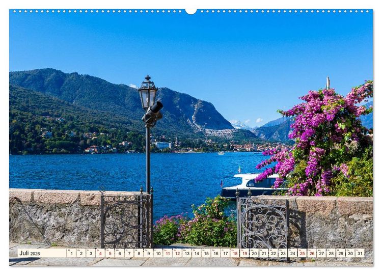 Produktbild: Lago Maggiore - Traumorte am See (Wandkalender 2026 DIN A2 quer), CALVENDO Monatskalender