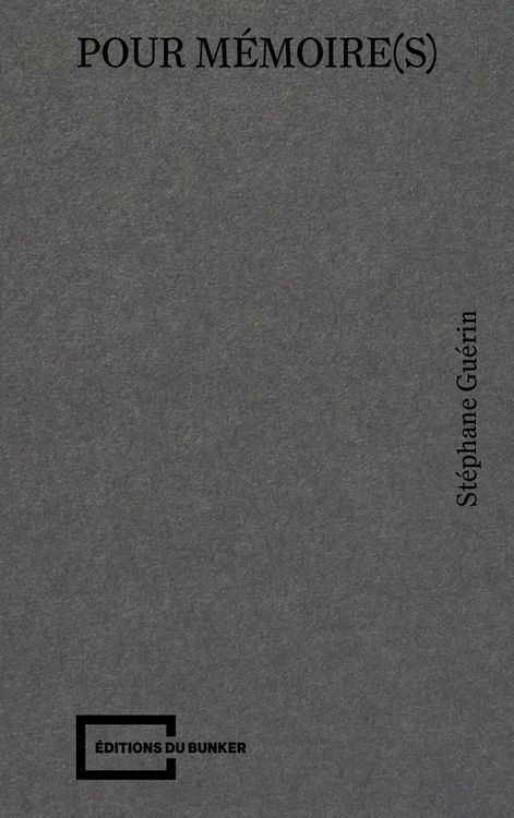 Produktbild: Pour memoire s