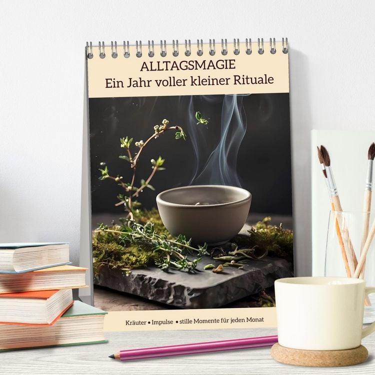 Produktbild: ALLTAGSMAGIE Ein Jahr voller kleiner Rituale (Tischkalender 2027 DIN A5 hoch), CALVENDO Monatskalender