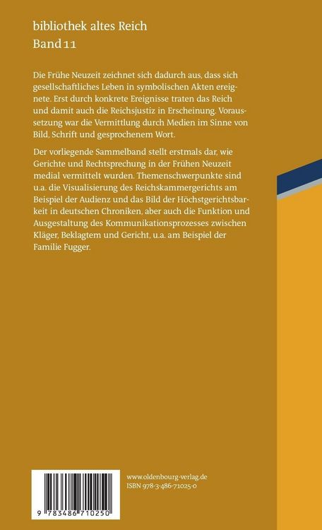 Produktbild: Die h&ouml;chsten Reichsgerichte als mediales Ereignis