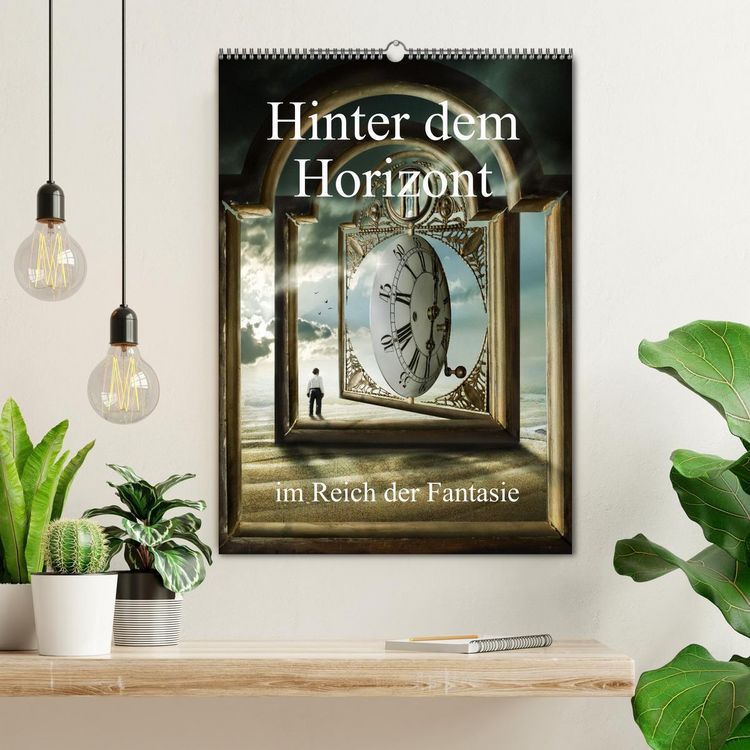 Produktbild: Hinter dem Horizont im Reich der Fantasie (Wandkalender 2026 DIN A2 hoch), CALVENDO Monatskalender