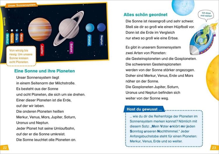 Produktbild: WAS IST WAS Erstes Lesen Band 2. Planeten