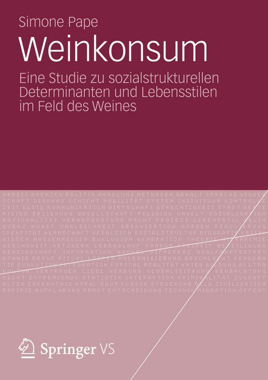 Produktbild: Weinkonsum