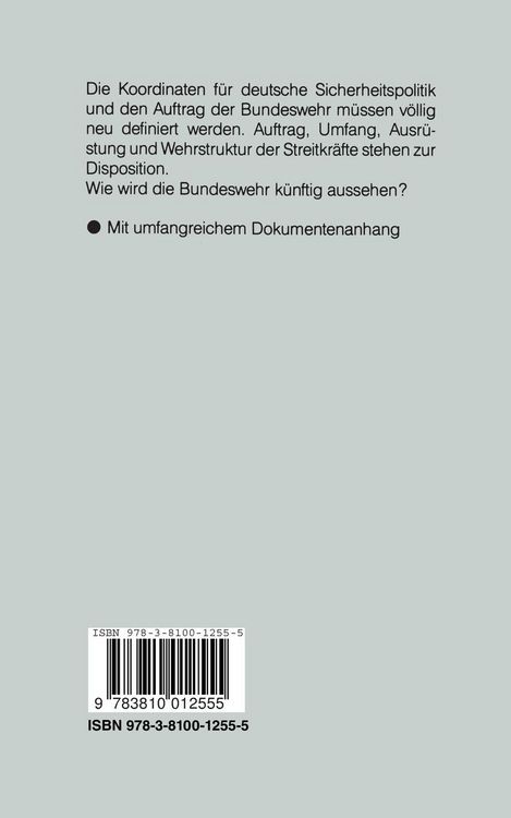 Produktbild: Die Zukunft der Bundeswehr