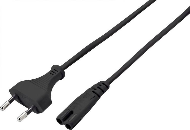 Produktbild: Sygonix SY-5043508 Strom Netzkabel Schwarz 5.00m