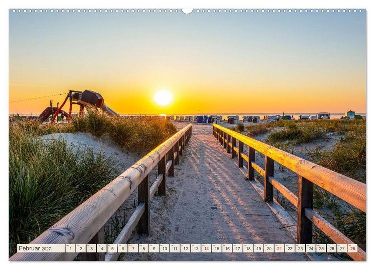 Produktbild: Mein Urlaub am Meer (Wandkalender 2027 DIN A2 quer), CALVENDO Monatskalender