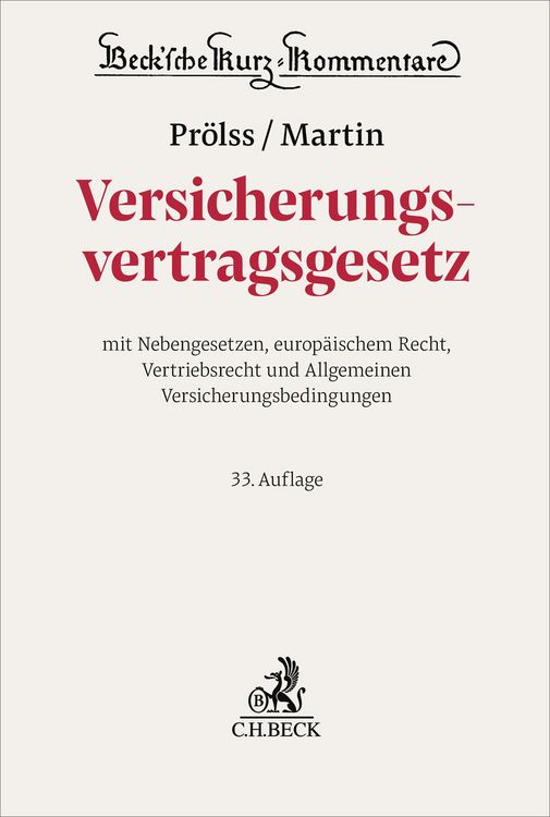 Produktbild: Versicherungsvertragsgesetz. VVG