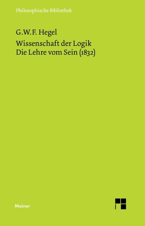 Produktbild: Wissenschaft der Logik. Erster Teil