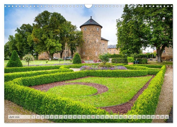 Produktbild: Mittelhessens Burgen und Schl&ouml;sser (Wandkalender 2026 DIN A3 quer), CALVENDO Monatskalender