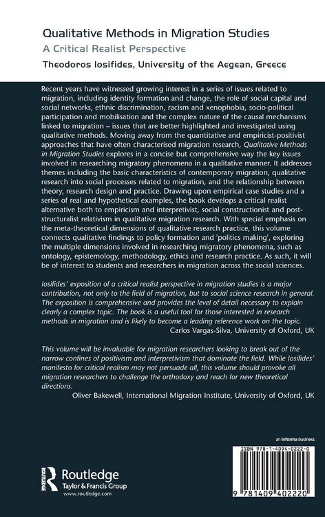 Produktbild: Qualitative Methods in Migration Studies