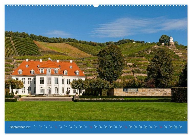 Produktbild: Sachsens Schl&ouml;sser und Burgen (hochwertiger Premium Wandkalender 2027 DIN A2 quer), Kunstdruck in Hochglanz