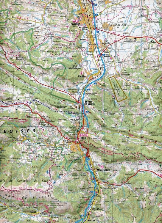 Produktbild: IGN 1 : 100 000 Foix Andorre