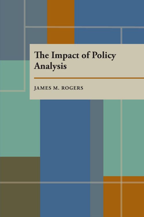 Produktbild: The Impact of Policy Analysis