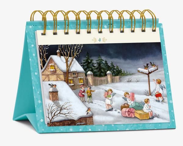 Produktbild: Postkarten-Adventskalender "24 nostalgische Gr&uuml;&szlig;e"