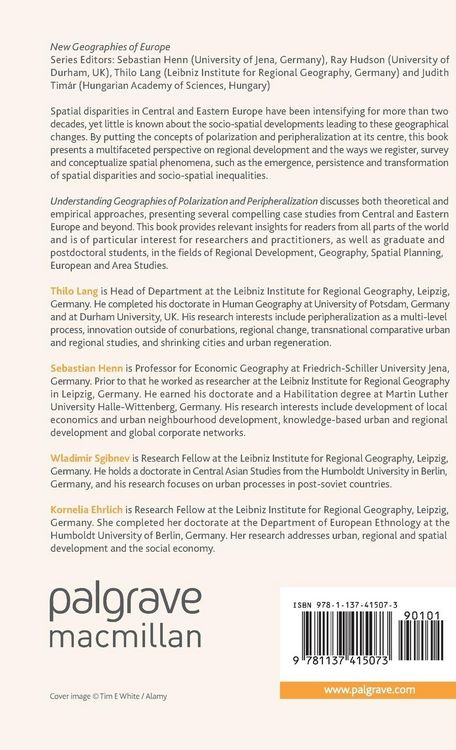 Produktbild: Understanding Geographies of Polarization and Peripheralization
