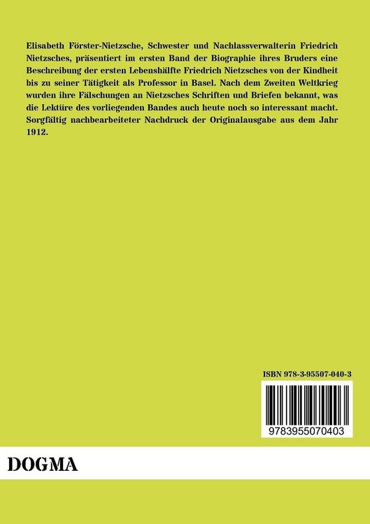 Produktbild: Der junge Nietzsche