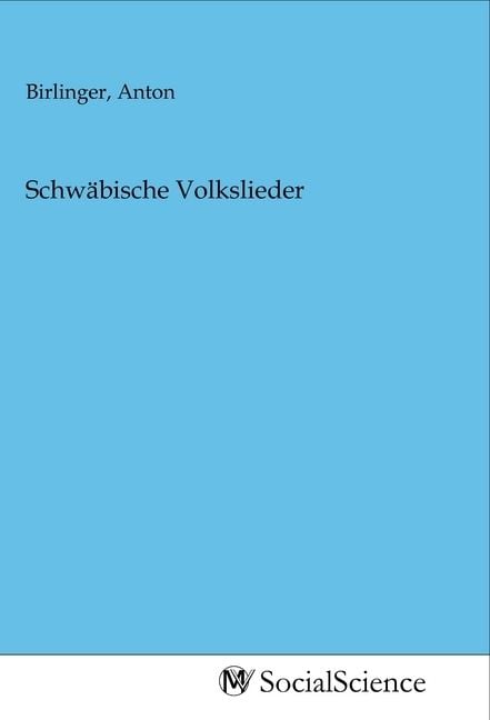Produktbild: Schw&auml;bische Volkslieder