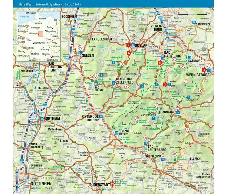 Produktbild: ADAC Reisef&uuml;hrer Harz