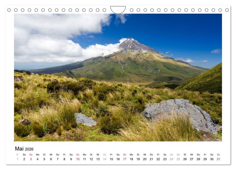 Produktbild: Neuseeland - ein Naturparadies (Wandkalender 2026 DIN A4 quer), CALVENDO Monatskalender
