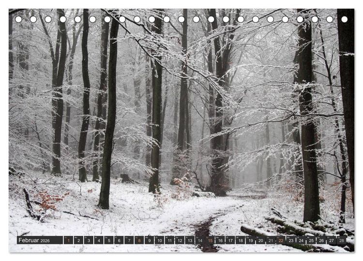 Produktbild: Unterwegs im Hunsr&uuml;ck (Tischkalender 2026 DIN A5 quer), CALVENDO Monatskalender