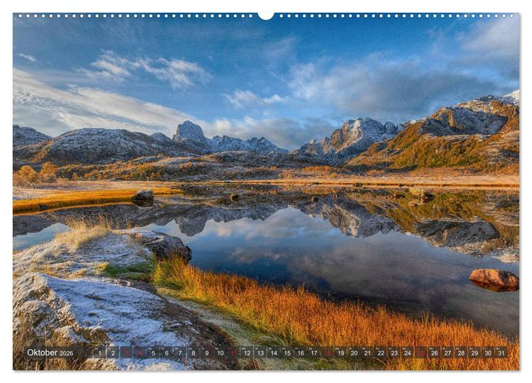 Produktbild: Die Farben Skandinaviens (Wandkalender 2026 DIN A2 quer), CALVENDO Monatskalender