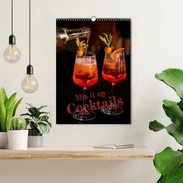 Produktbild: Mix it up - Cocktails (Wandkalender 2026 DIN A3 hoch), CALVENDO Monatskalender