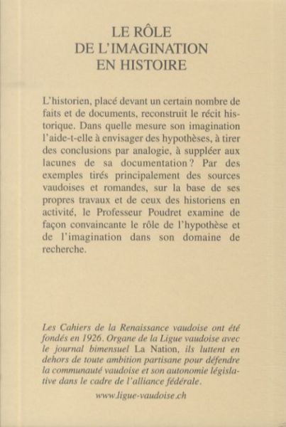 Produktbild: Le r&ocirc;le de l'imagination en Histoire