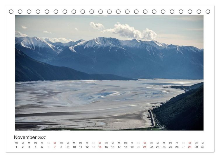 Produktbild: ALASKA - Bilder aus dem S&uuml;den (Tischkalender 2027 DIN A5 quer), CALVENDO Monatskalender