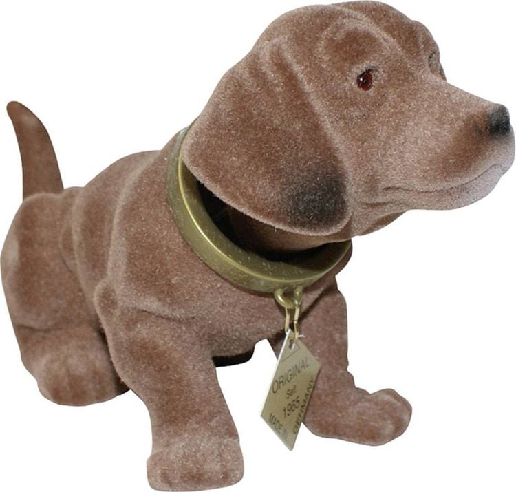 Produktbild: Rakso Kunststofferzeugnisse 563017 Wackeldackel (L x B) 17cm x 8cm Braun