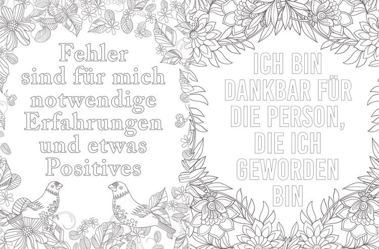 Produktbild: Habe den Mut, unperfekt zu sein! &ndash; 50 Spr&uuml;che und Motive zum Ausmalen f&uuml;r mehr Gelassenheit und Selbstliebe