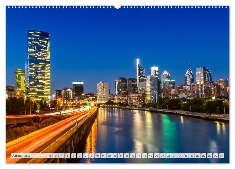 Produktbild: PHILADELPHIA Historie und Moderne (Wandkalender 2026 DIN A2 quer), CALVENDO Monatskalender